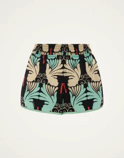 La DoubleJ Loungewear<Court ShortsAli Yellow in Nylon