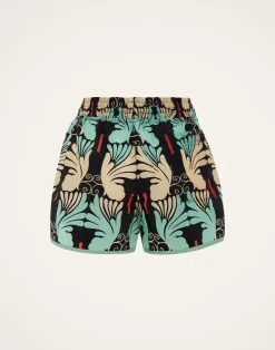 La DoubleJ Loungewear<Court ShortsAli Yellow in Nylon