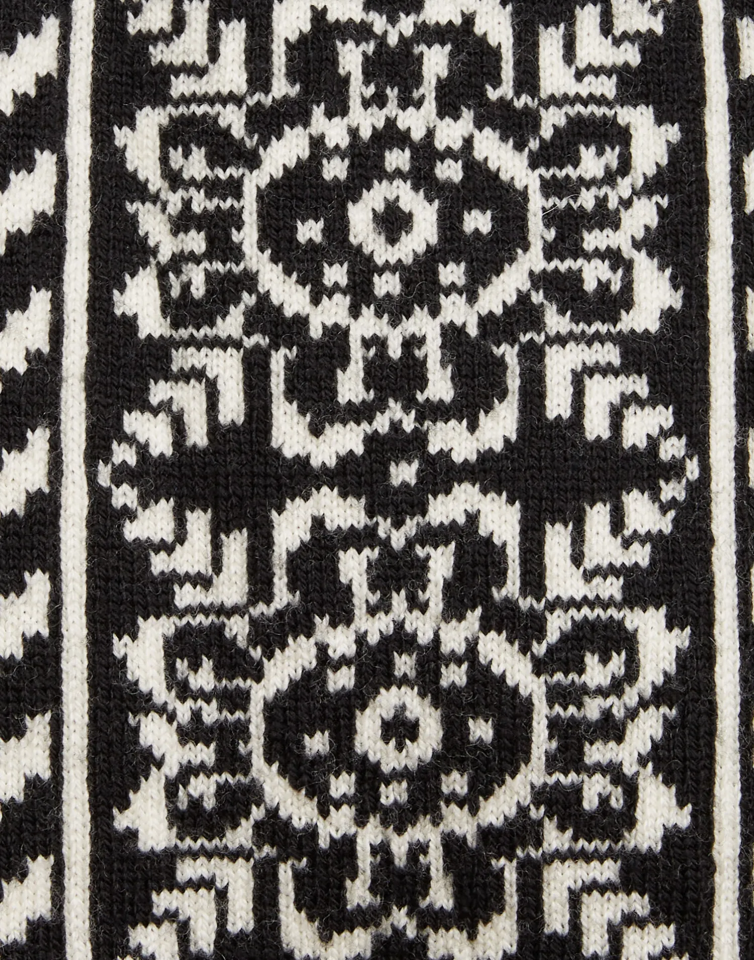 La DoubleJ Maglieria<Cozy CardiganBlack / White in Merino Wool
