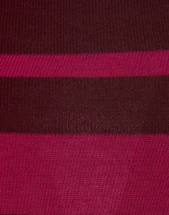 La DoubleJ Maglieria<Crew TopSolid Fuchsia in Cotton Cashmere