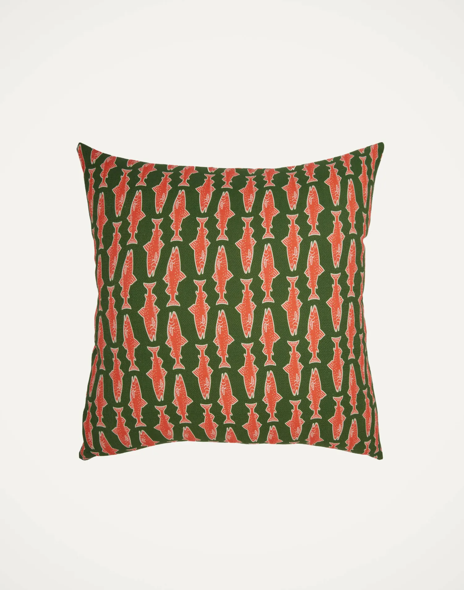 La DoubleJ Cuscini E Coperte|Home Décor<Cushion (45X45)Como Fish Green in Cotton Honan