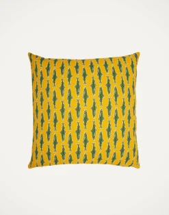 La DoubleJ Cuscini E Coperte|Home Décor<Cushion (45X45)Como Fish Yellow in Cotton Honan