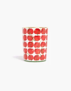 La DoubleJ Vasi|Home Décor<Decorative CupCherries Ivory in Porcelain
