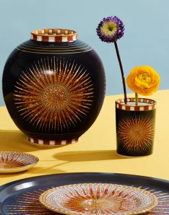 La DoubleJ Vasi|Home Décor<Decorative CupSunrays Midnight in Porcelain