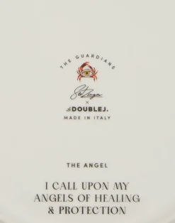 La DoubleJ Piatti Decorativi|Home Décor<Decorative PlateThe Angel Brown in Porcelain