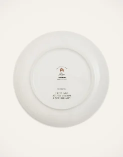La DoubleJ Piatti Decorativi|Home Décor<Decorative PlateThe Sphynx Saffron in Porcelain