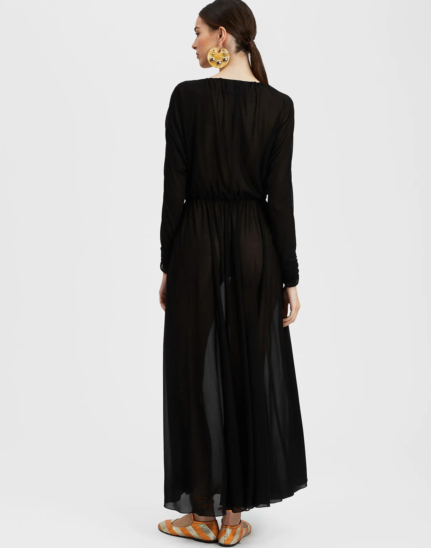 La DoubleJ Vestiti<Demeter DressBlack in Gauze Jersey