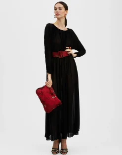 La DoubleJ Vestiti<Demeter DressBlack in Gauze Jersey