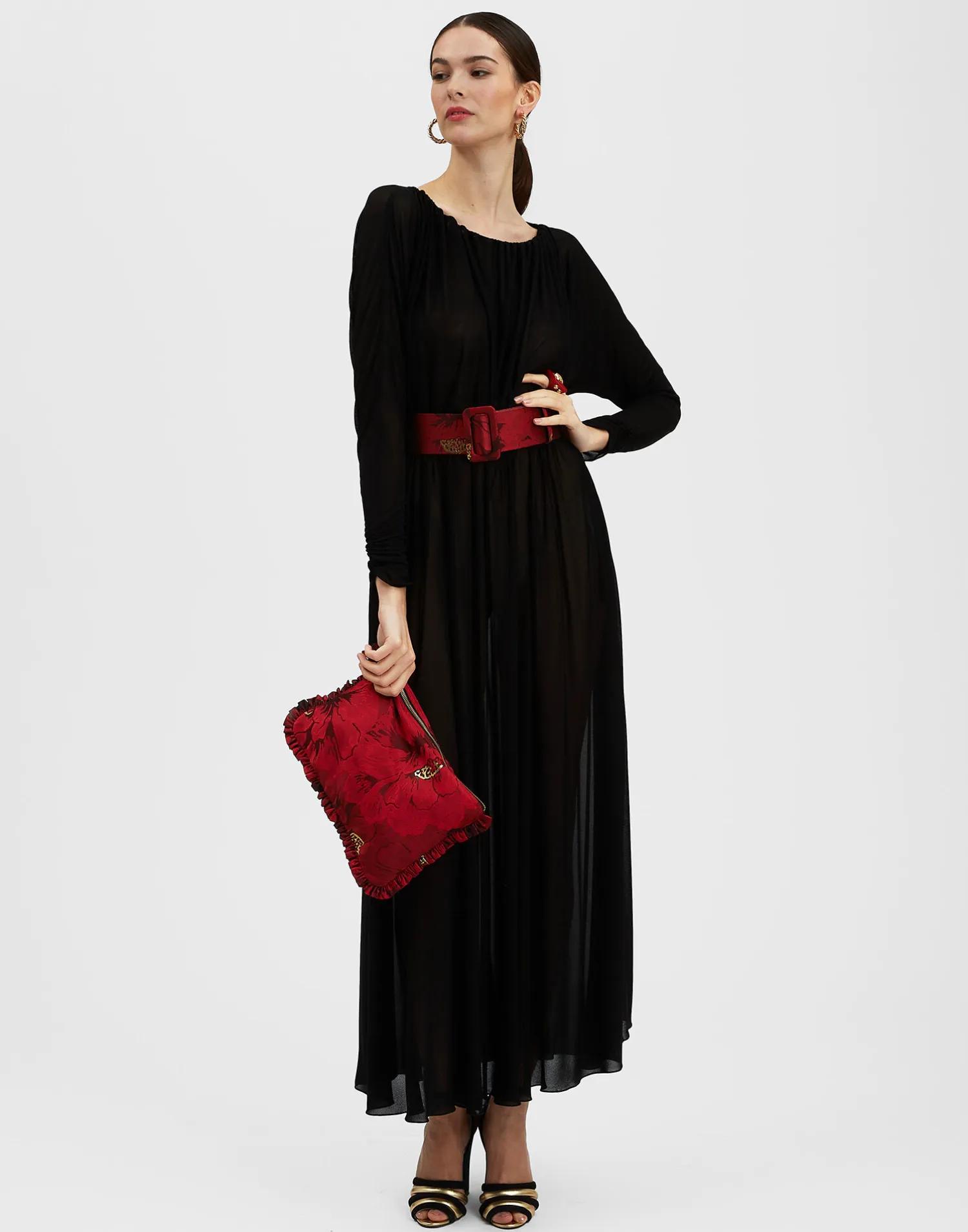La DoubleJ Vestiti<Demeter DressBlack in Gauze Jersey
