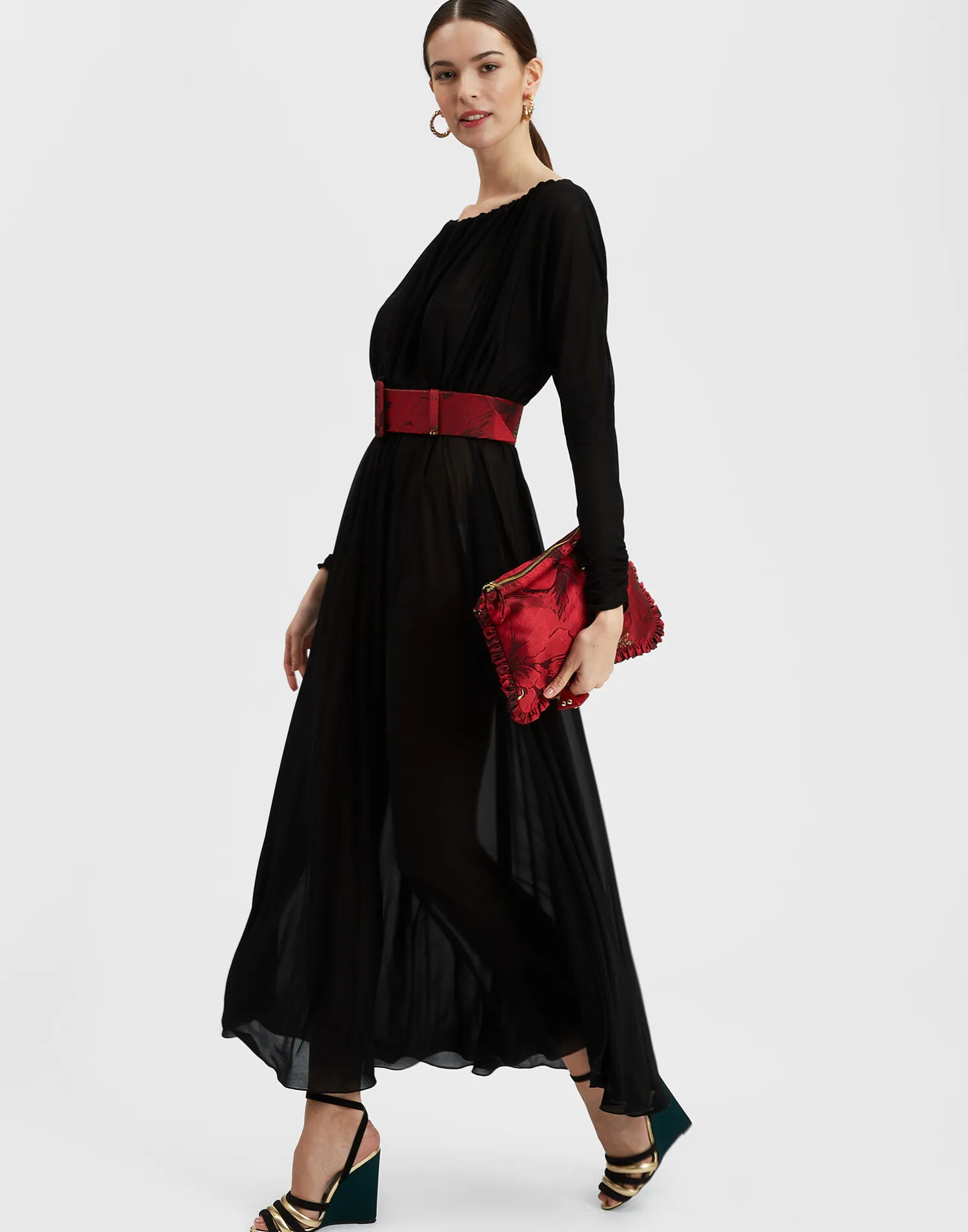 La DoubleJ Vestiti<Demeter DressBlack in Gauze Jersey