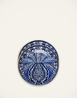 La DoubleJ Piatti Da Dessert & Piattini|Tavola<Dessert Plate Set of 2Big Pineapple Blu in Porcelain