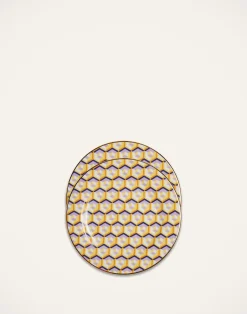 La DoubleJ Piatti Da Dessert & Piattini|Tavola<Dessert Plate Set of 2Cubi Giallo in Porcelain