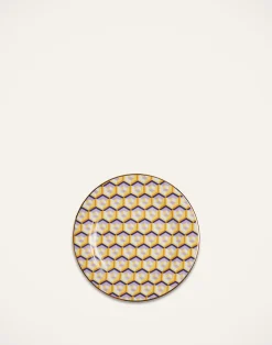 La DoubleJ Piatti Da Dessert & Piattini|Tavola<Dessert Plate Set of 2Cubi Giallo in Porcelain