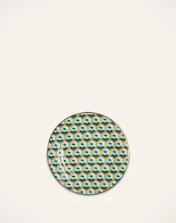 La DoubleJ Piatti Da Dessert & Piattini|Tavola<Dessert Plate Set of 2Cubi Verde in Porcelain
