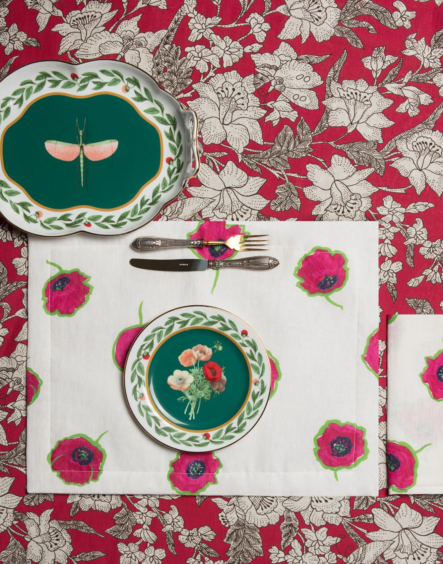 La DoubleJ Piatti Da Dessert & Piattini|Tavola<Dessert Plate Set of 2Posie