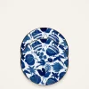 La DoubleJ Piatti Da Dessert & Piattini|Tavola<Dessert Plate Set of 2Wildbird Blu/Bianco in Porcelain