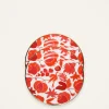 La DoubleJ Piatti Da Dessert & Piattini|Tavola<Dessert Plate Set of 2Wildbird Rosso/Bianco in Porcelain