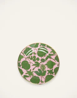 La DoubleJ Piatti Da Dessert & Piattini|Tavola<Dessert Plate Set of 2Wildbird Rosa/Verde in Porcelain