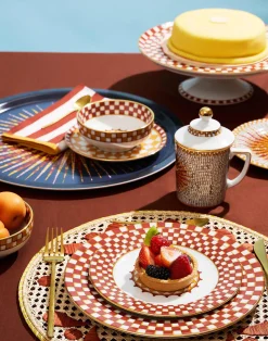 La DoubleJ Piatti Da Dessert & Piattini|Tavola<Dessert Plates Set Of 2Apollo Brick in Porcelain