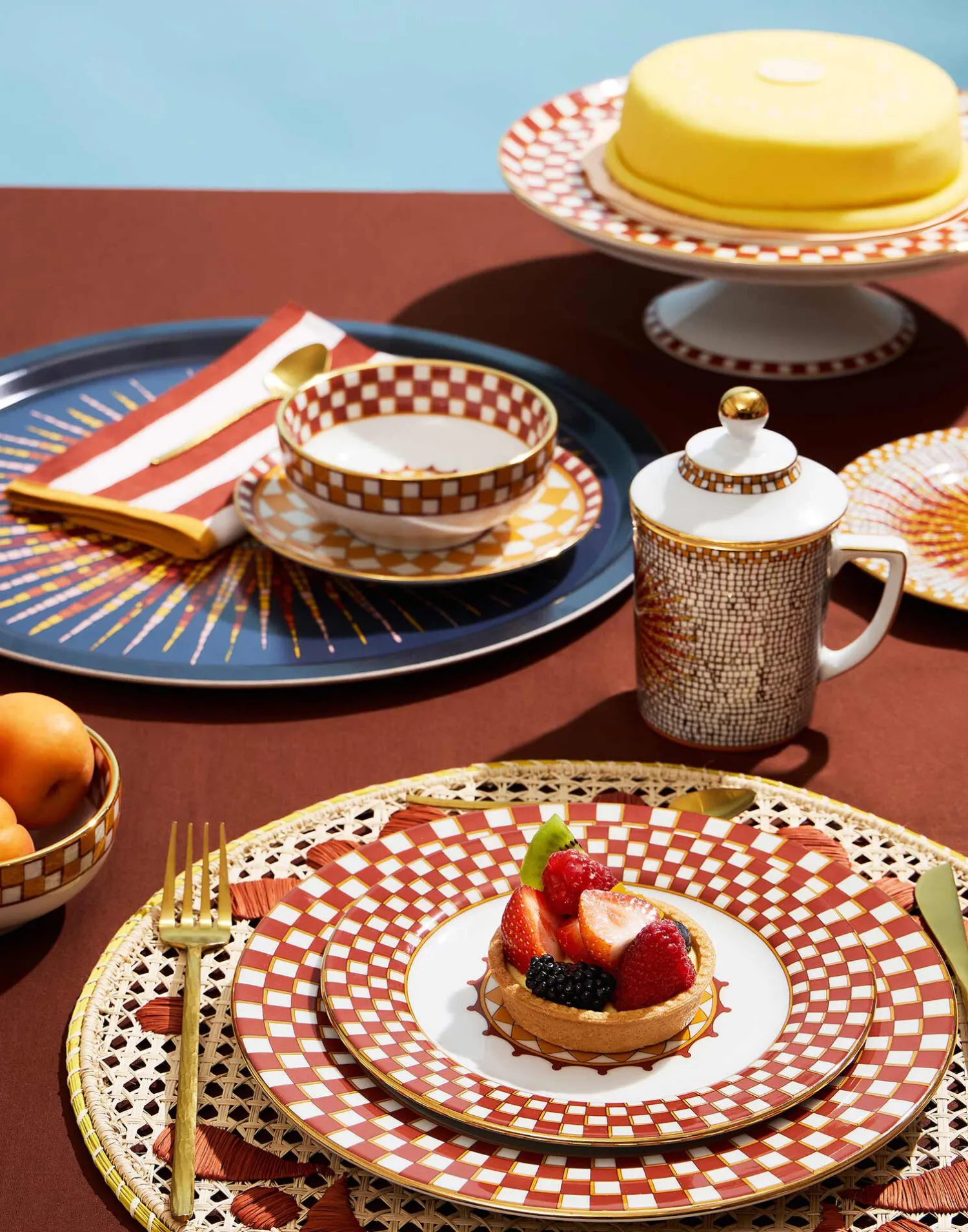 La DoubleJ Piatti Da Dessert & Piattini|Tavola<Dessert Plates Set Of 2Apollo Brick in Porcelain