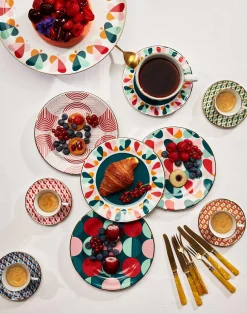 La DoubleJ Piatti Da Dessert & Piattini|Tavola<Dessert Plates Set Of 6Slinky Mix in Porcelain
