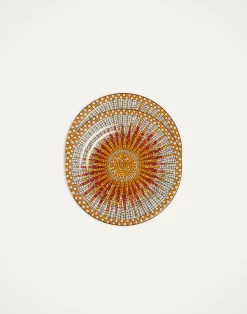 La DoubleJ Piatti Da Dessert & Piattini|Tavola<Dessert Plates Set Of 2Sunrays Multicolor in Porcelain