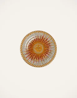 La DoubleJ Piatti Da Dessert & Piattini|Tavola<Dessert Plates Set Of 2Sunrays Multicolor in Porcelain