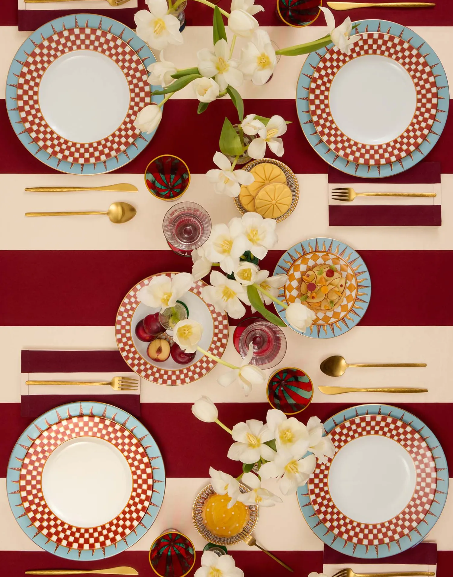 La DoubleJ Piatti|Tavola<Dinner Plates Set Of 2Apollo Brick in Porcelain