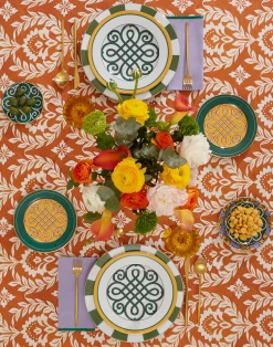 La DoubleJ Piatti|Tavola<Dinner Plates Set Of 2Cortile in Porcelain
