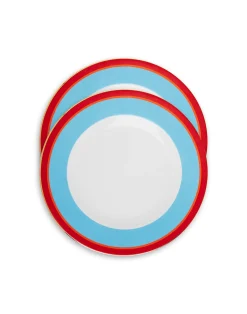 La DoubleJ Piatti|Tavola<Dinner Plates Set Of 2Rainbow Azure in Porcelain