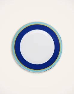 La DoubleJ Piatti|Tavola<Dinner Plates Set Of 2Rainbow Blue in Porcelain