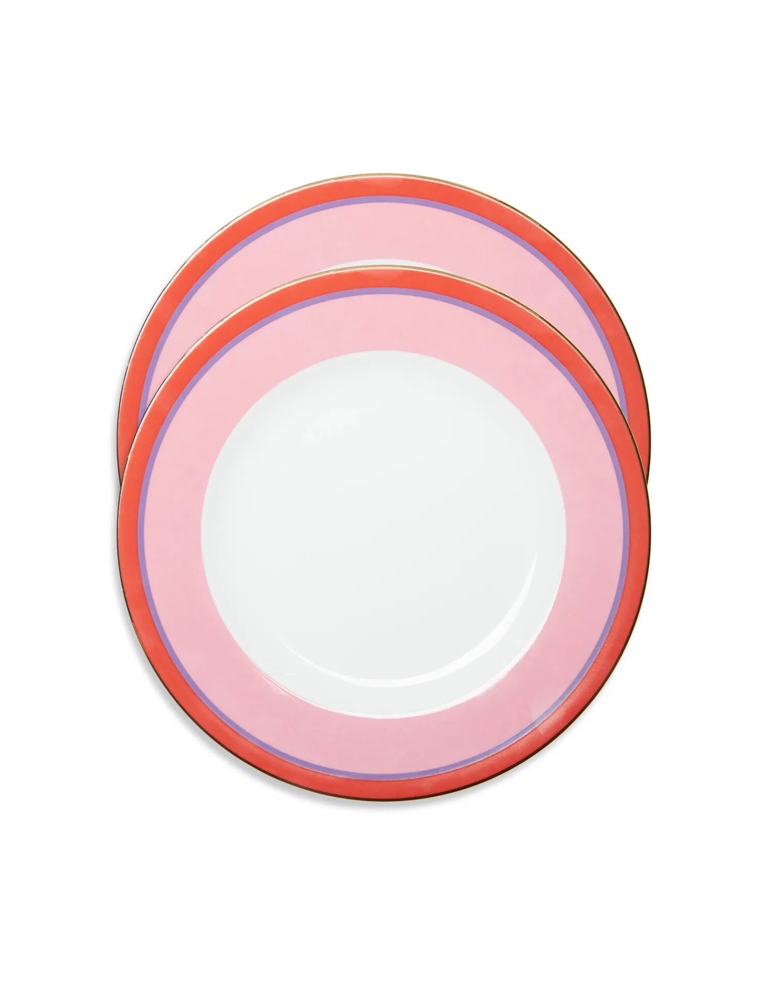 La DoubleJ Piatti|Tavola<Dinner Plates Set Of 2Rainbow Rose in Porcelain