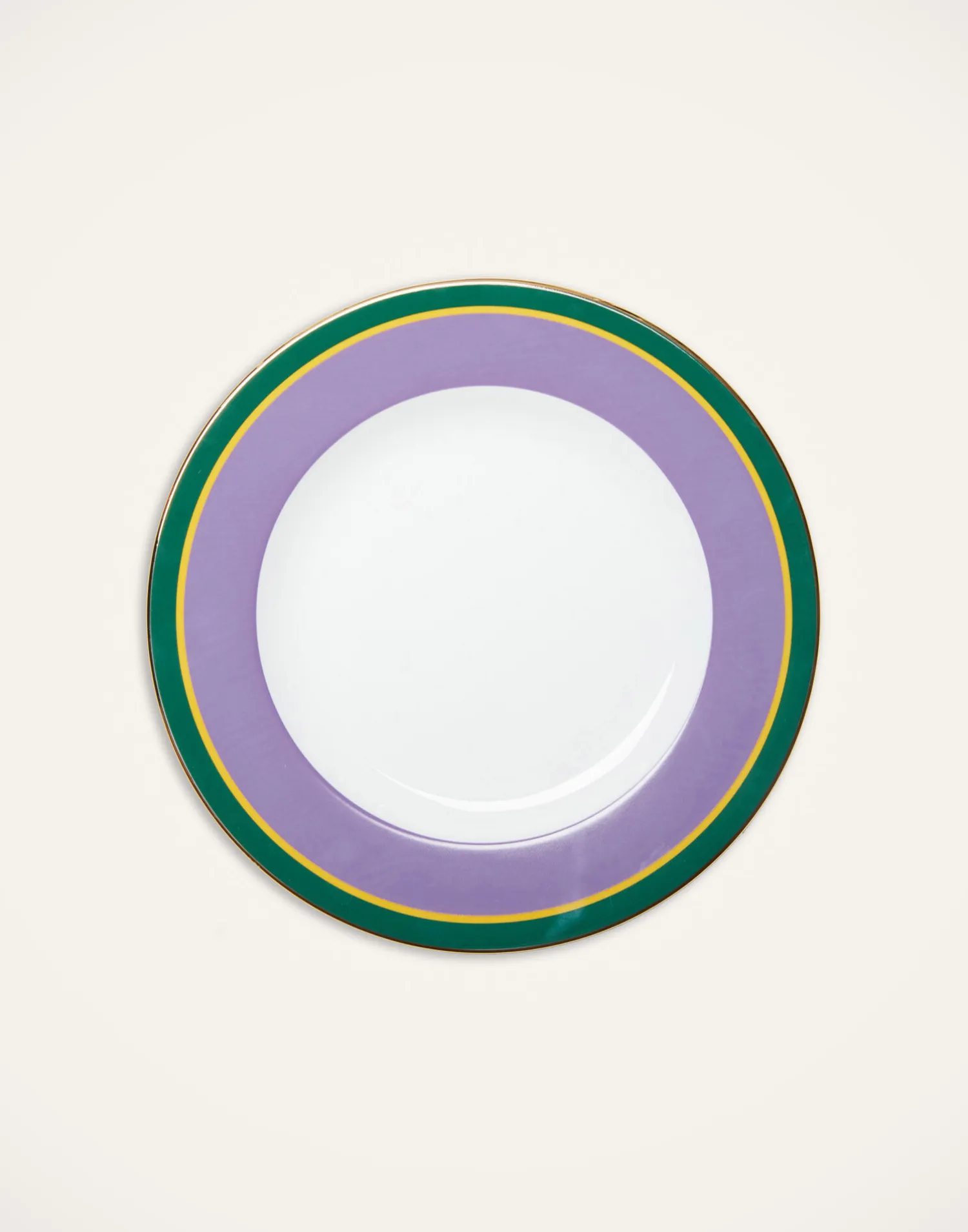 La DoubleJ Piatti|Tavola<Dinner Plates Set Of 2Rainbow Viola in Porcelain