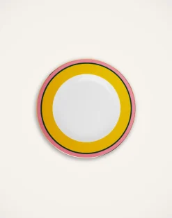 La DoubleJ Piatti|Tavola<Dinner Plates Set Of 2Rainbow Yellow in Porcelain
