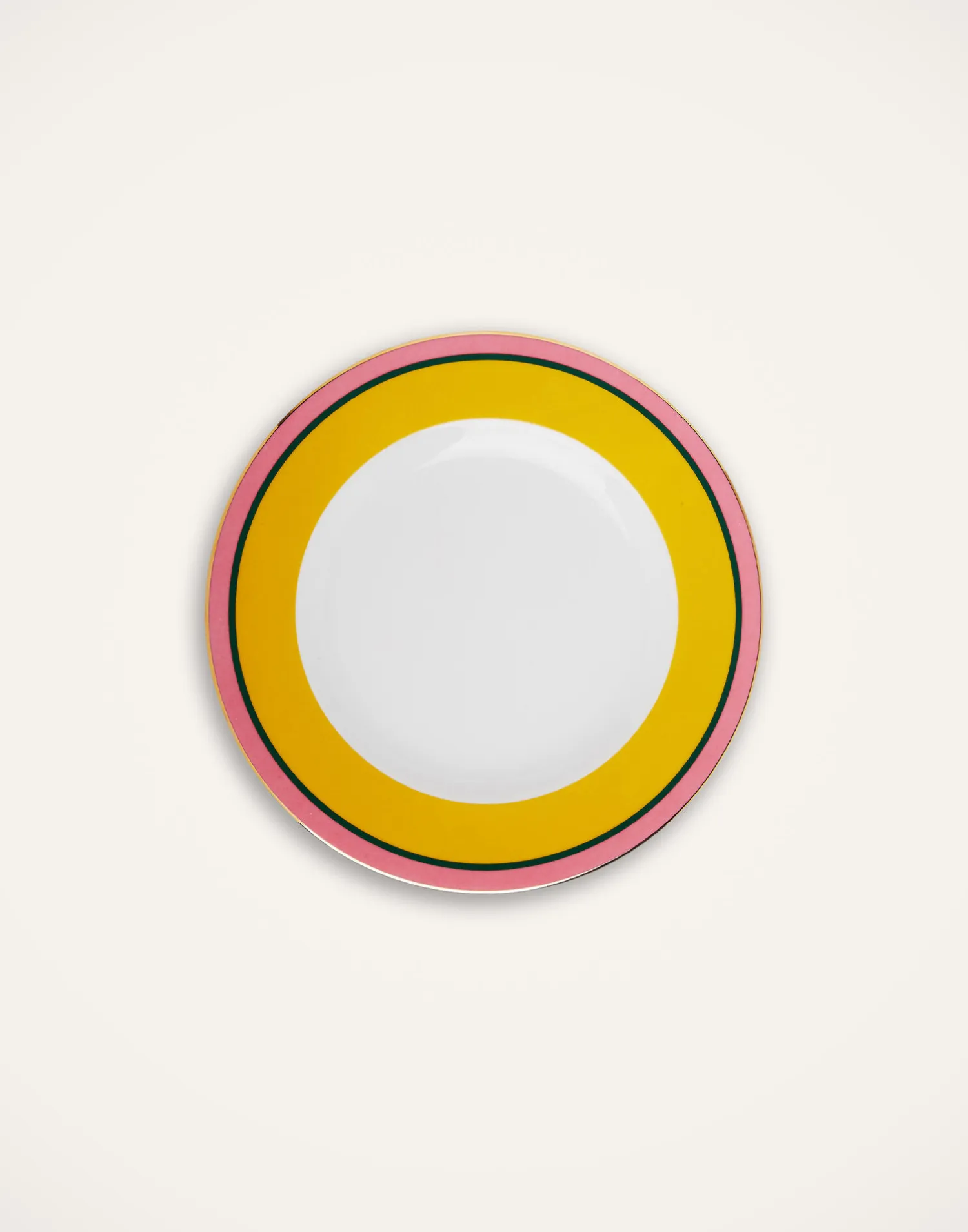 La DoubleJ Piatti|Tavola<Dinner Plates Set Of 2Rainbow Yellow in Porcelain