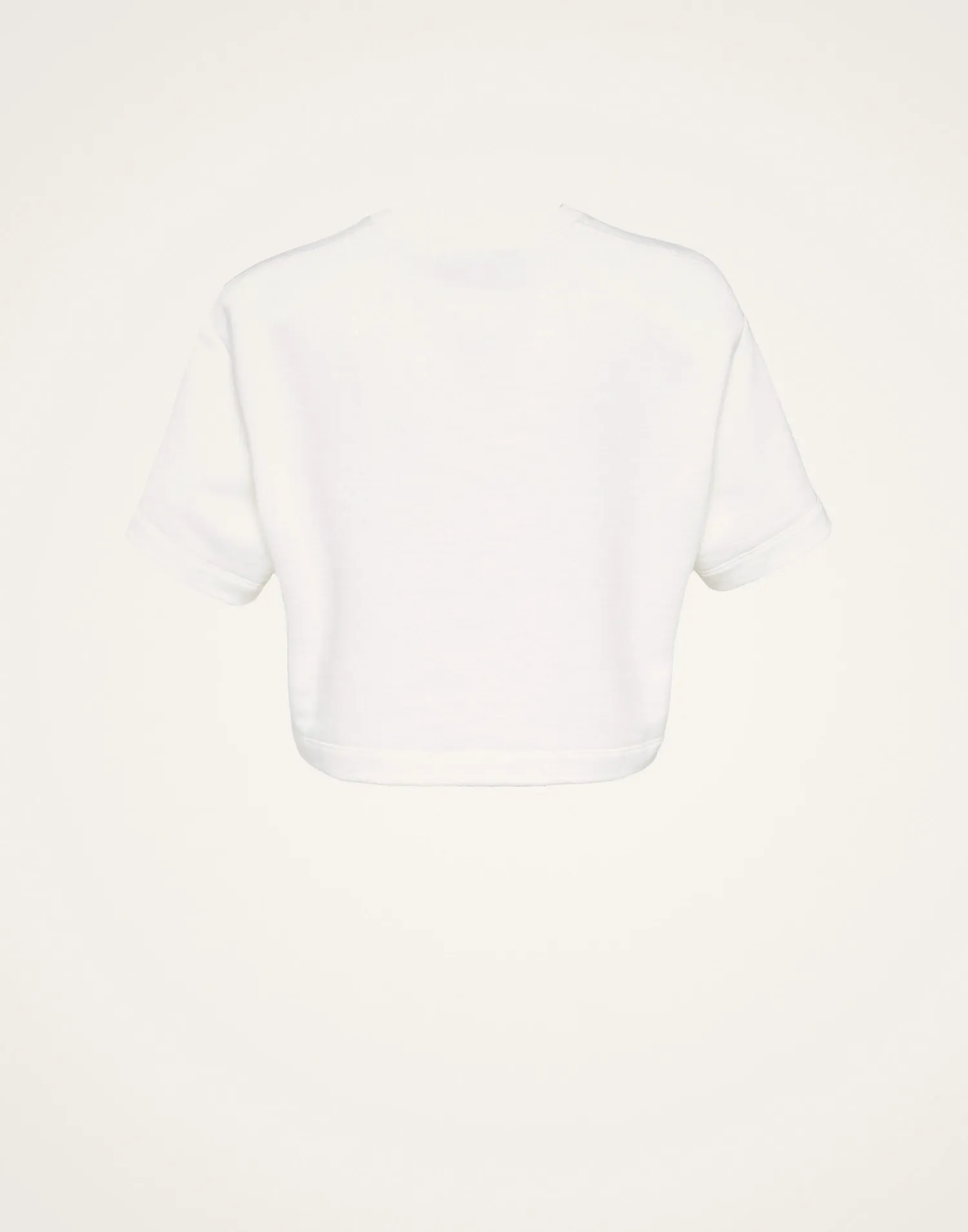 La DoubleJ Felpe E Magliette<Discman TeeOff White in Embroidered Jersey
