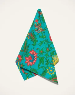 La DoubleJ Accessori Da Cucina|Tessili<DishtowelDragon Flower Turchese in Cotton