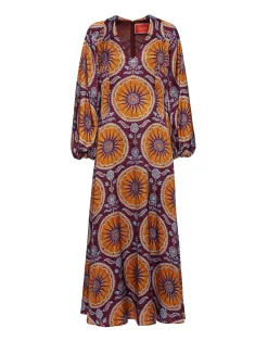 La DoubleJ Vestiti<Diva DressSovereign Purple in Stretch Satin