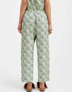 La DoubleJ Pantaloni E Shorts<Drawstring PantsFans Mint in Silk Twill