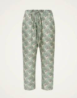 La DoubleJ Pantaloni E Shorts<Drawstring PantsFans Mint in Silk Twill