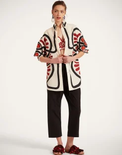 La DoubleJ Pantaloni E Shorts<Drawstring PantsSolid Black in Crisp Poplin