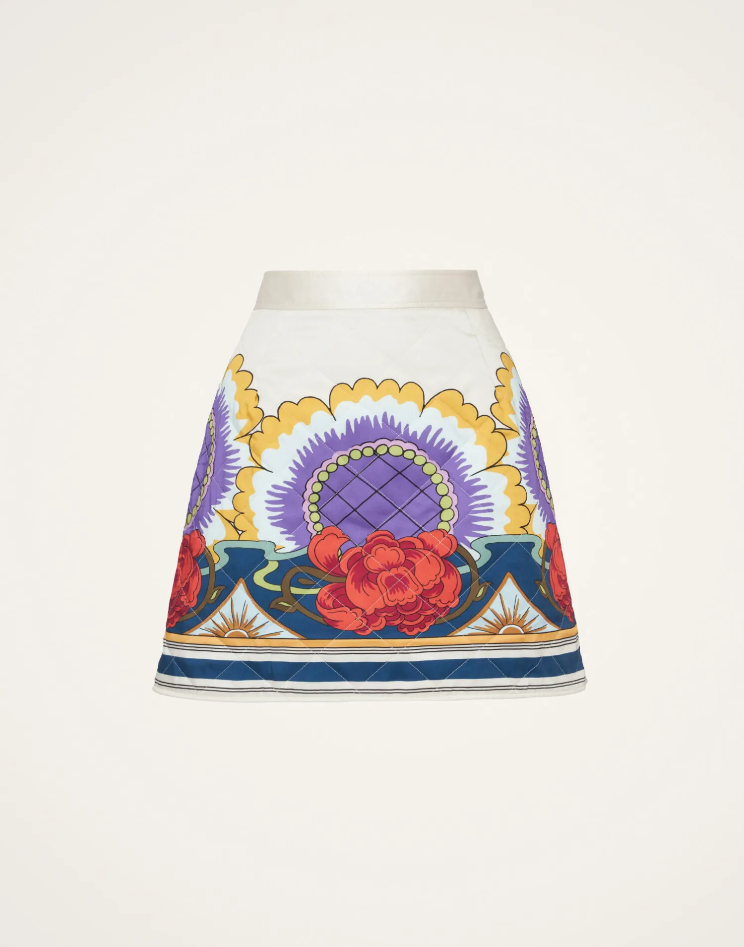 La DoubleJ Gonne<Edie SkirtTaormina Placée Ivory in Twill