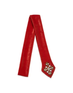La DoubleJ Foulard E Sciarpe|Accessories<Ella 2-Ways StoleSolid Orange in Velvet
