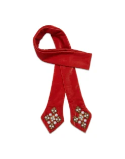 La DoubleJ Foulard E Sciarpe|Accessories<Ella 2-Ways StoleSolid Orange in Velvet