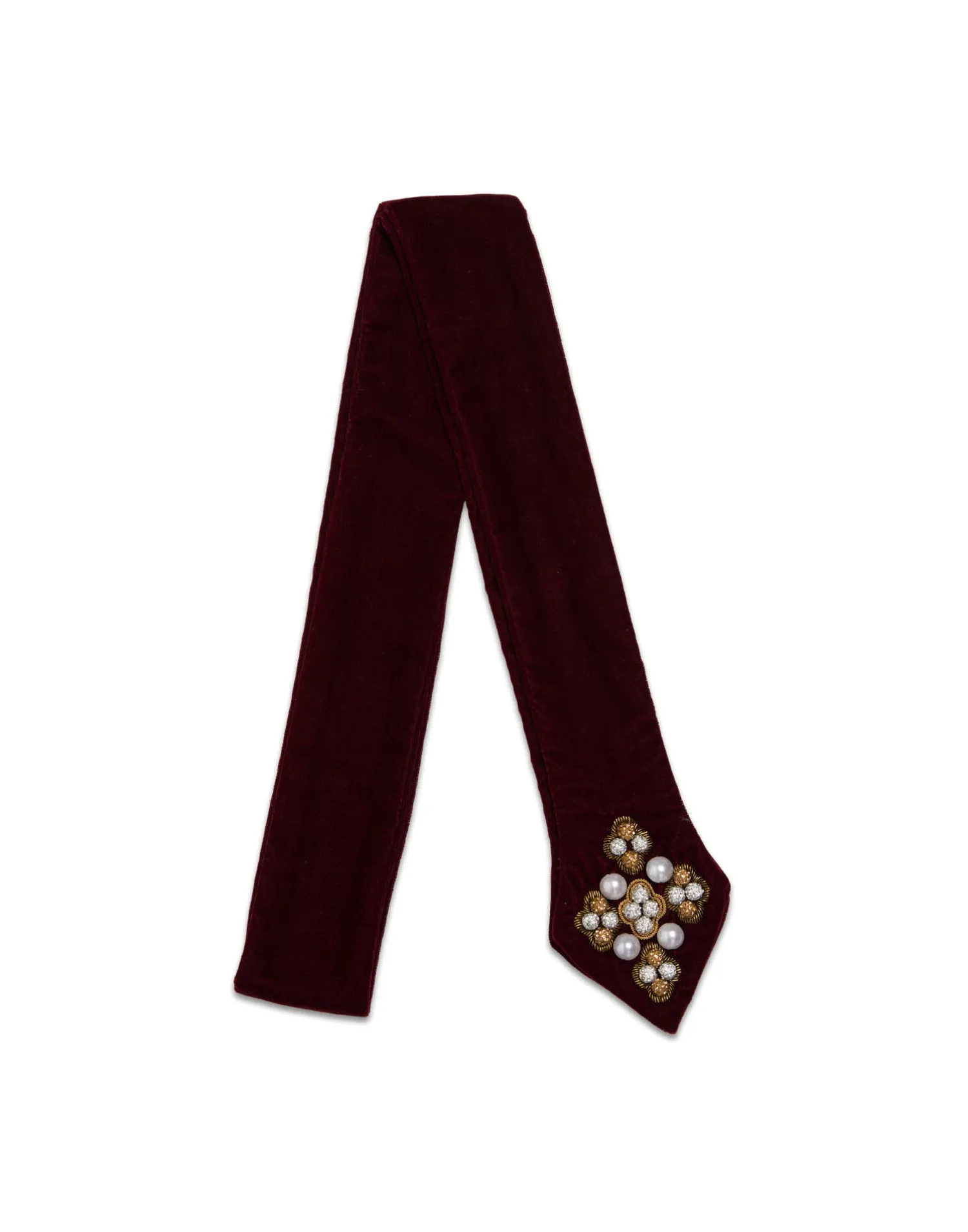 La DoubleJ Foulard E Sciarpe|Accessories<Ella 2-Ways StoleSolid Red in Velvet