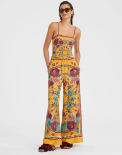 La DoubleJ Moda Mare<Elle SwimsuitZodiac Plac&eacute;e Marigold in Supreme Lycra