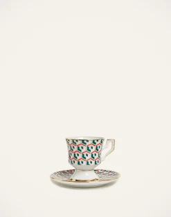 La DoubleJ Set Da Te E Caffe|Tavola<Espresso Cup & Saucer Set of 2Cubi Lilla in Porcelain