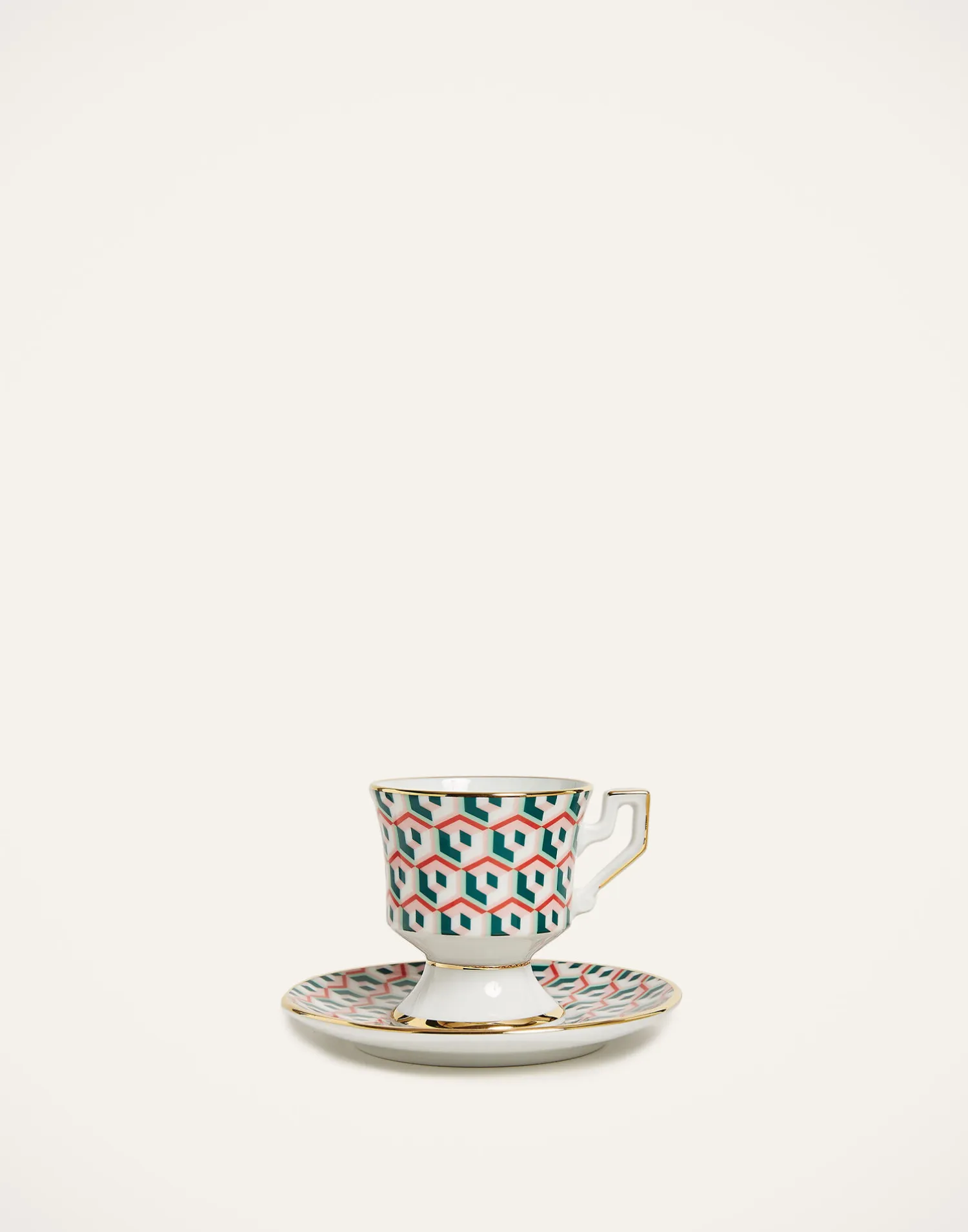 La DoubleJ Set Da Te E Caffe|Tavola<Espresso Cup & Saucer Set of 2Cubi Lilla in Porcelain