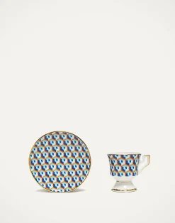 La DoubleJ Set Da Te E Caffe|Tavola<Espresso Cup & Saucer Set of 6Cubi Mix in Porcelain