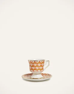 La DoubleJ Set Da Te E Caffe|Tavola<Espresso Cup & Saucer Set of 2Cubi Oro in Porcelain